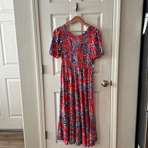 Tropical themed dress by Sincerely Jules size M